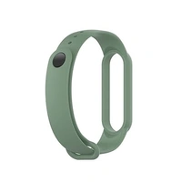 Adjustable Band Strap Compatible with Mi Band 5 Strap & Mi Band 6 Strap Smart Band Replacement- Green - Green