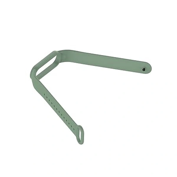 Adjustable Band Strap Compatible with Mi Band 5 Strap & Mi Band 6 Strap Smart Band Replacement- Green - Green