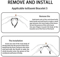 Adjustable Band Strap Compatible with Mi Band 5 Strap & Mi Band 6 Strap Smart Band Replacement- Green - Green