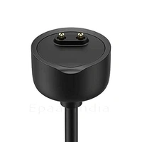  Magnetic USB Charger for Mi Band 5 & Mi Band 6 Replacement Charger (Black) - Black