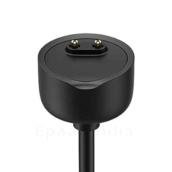  Magnetic USB Charger for Mi Band 5 & Mi Band 6 Replacement Charger (Black) - Black