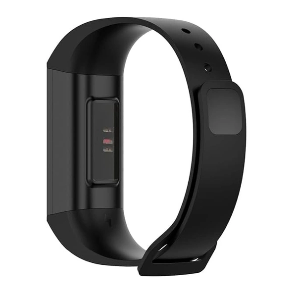  Adjustable Band Compatible with Mi Band 4c and Redmi Watch Band Soft Silicone Band Strap- Black (Not Compatible with Redmi Smart Band Pro) - Black