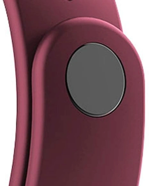Replacement Strap Compatible with Mi Band 3 Strap/Mi Band 4 Watch Strap Wine Red Color Bracelet Wrist Band - Red Wine
