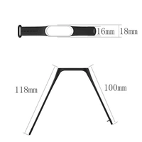 Adjustable Replacement Strap Compatible with Mi band 3 and Mi band 4 Red Color Strap Band Bracelet - Red