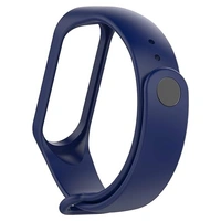 Replacement Strap Compatible with Mi Band 3 Navy/Dark Blue Strap with Screen Protector Combo Accessories | Replacement Band for Mi Band 3 Adjustable Belt - Navy Blue