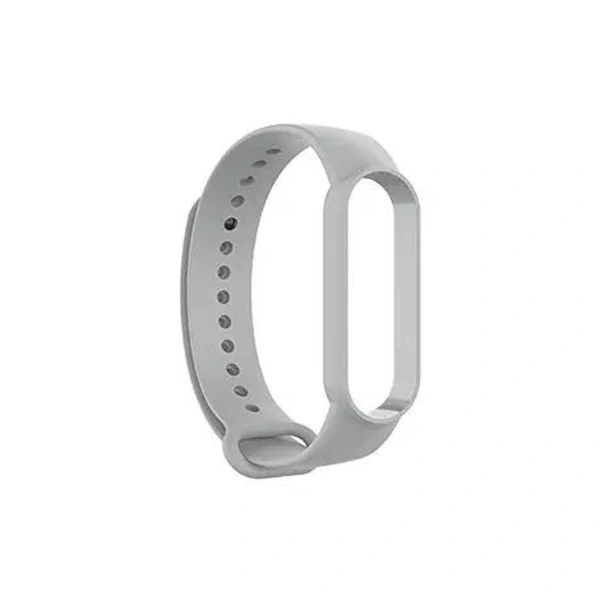  Adjustable Band Strap Compatible with Mi Band 5 Strap & Mi band 6 Strap Smart band Replacement- Grey - Gray