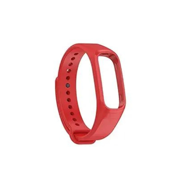  Adjustable Replacement Band Compatible with Oneplus Smart Band and Oppo Smart Band- Red - Red