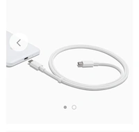 USB Type C to Type C Sync & Fast Charging Cable Compatible with Android SmartPhone, iOs Devices, Tablet and All Type of Type C Devices- 1 Meter - White