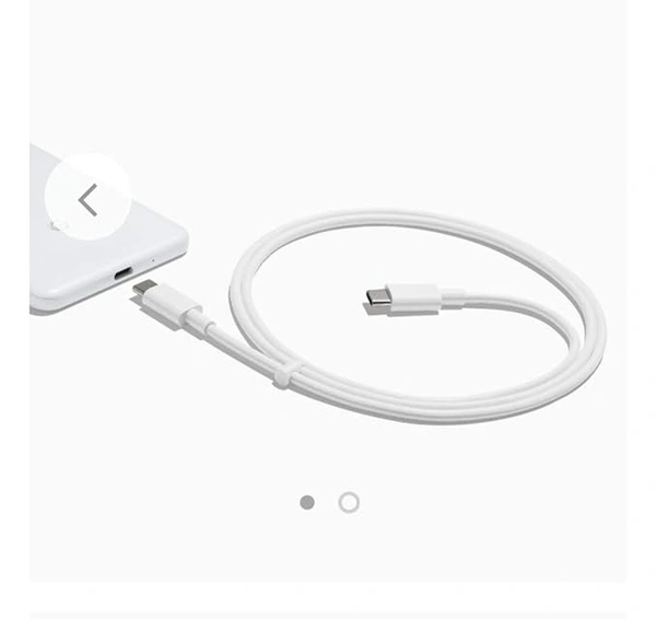 USB Type C to Type C Sync & Fast Charging Cable Compatible with Android SmartPhone, iOs Devices, Tablet and All Type of Type C Devices- 1 Meter - White