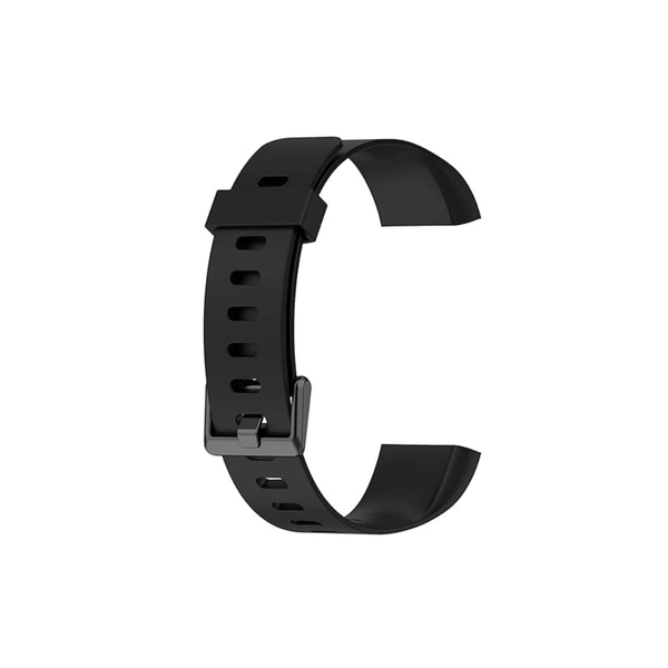  Replacement Strap Compatible with Realme Smart Band Watch Bracelet RMA 183 Strap- Black - Black