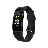  Replacement Strap Compatible with Realme Smart Band Watch Bracelet RMA 183 Strap- Black - Black