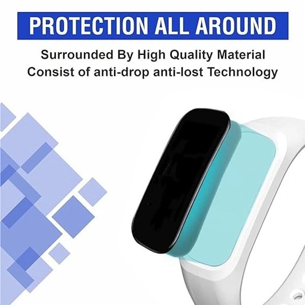  Adjustable Replacement Band Compatible with Oneplus Smart Watch Band Strap and Oppo Smart Band Strap- White - White
