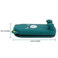 Universal Cartoon Mobile Tabletop Phone Stand with Multi-Angle Adjustable Phone Desk Tablet Stand for Watching Videos, Movies Online Classes- Green Bear - Green