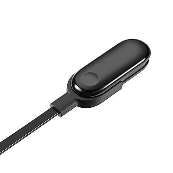  USB Adapter Charging Cable Compatible with Mi band 3 (Black) - Black