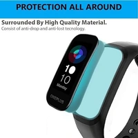  Adjustable Silicone Smart Band Strap Compatible with Oneplus Band Strap & Oppo Smart Band Strap -Black - Black