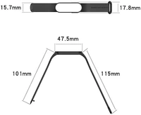 Adjustable Band Strap Compatible with Mi Band 5 Strap & Mi Band 6 Strap Smart Band Replacement- Set of 3(Black, Navy Blue,Red Wine) - Black, Navy Blue,Red Wine