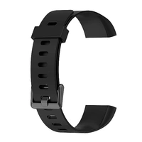  Replacement Strap Compatible with Realme Smart Band Watch Bracelet RMA 183 Strap- Pack of 2 (Black & Navy Blue) - Black & Nevy Blue