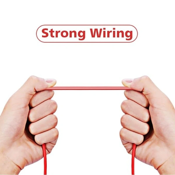  USB Type C Dash Warp Charging Cable USB to Type C Fast Charging Cable Compatible with One Plus 8T/ 9/ 9R/ 9 pro/ 9RT/ 10R/ Nord & for All Type C Devices- Red - Red