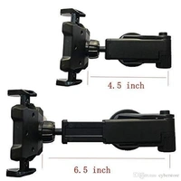 Adjustable Car Phone Holder Universal Long Arm 360 Degree Rotation Mobile Holder for Car- Black - Black