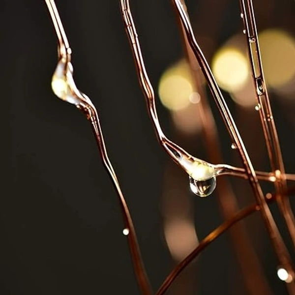 10 Meter 30 LED 3AA Battery Powered Copper String Fairy Lights Waterproof- Warm White (Warm White, Pack of 2) - Yellow