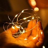 10 Meter 30 LED 3AA Battery Powered Copper String Fairy Lights Waterproof- Warm White (Warm White, Pack of 2) - Yellow