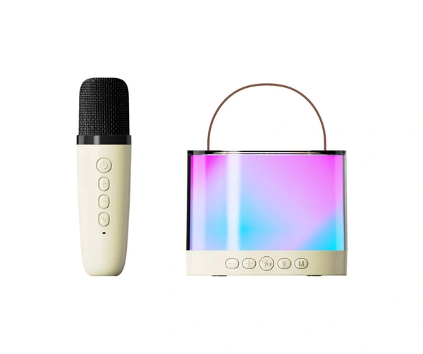  Karaoke with Mic 10 W Bluetooth Speaker Bluetooth V 5.3 with USB,SD card Slot,Aux Playback Time 6 hrs - Assorted