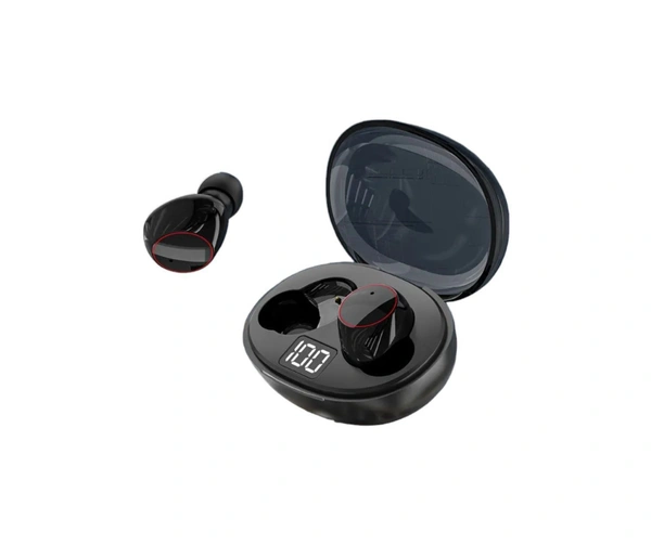  G60 with ENC Bluetooth True Wireless (TWS) In Ear 30 Hours Playback Powerfull bass,Dual pairing IPX4 - Black