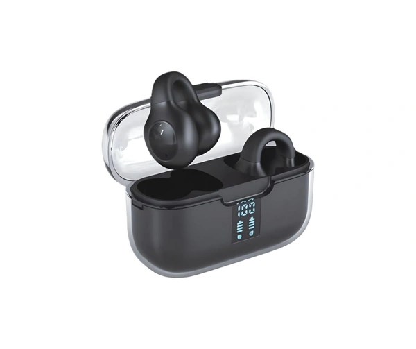  Air Clip Bluetooth True Wireless (TWS) In Ear 30 Hours Playback Fast charging,Low Latency IPX4 - Black