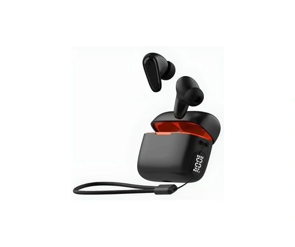 AirDoze Bluetooth True Wireless (TWS) In Ear 30 Hours Playback Fast charging,Powerfull bass IPX4 - Black