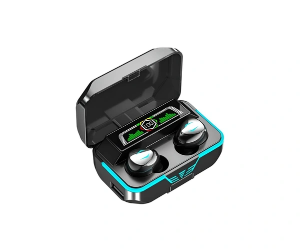 RGB GAMO Bluetooth True Wireless (TWS) In Ear 30 Hours Playback Powerfull bass,Fast charging IPX4 - Black