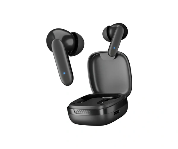 Buds Prima Bluetooth True Wireless (TWS) In Ear 45 Hours Playback Fast charging,Powerfull bass IPX4 - Black