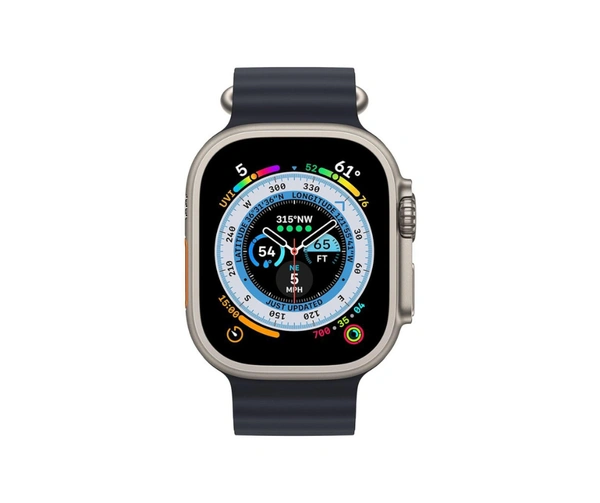  Ultra Watch with BT Calling, HD Display Black Smart Watch - Black