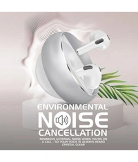  Air Flip Bluetooth True Wireless (TWS) In Ear 30 Hours Playback Fast charging,Low Latency IPX4 - White