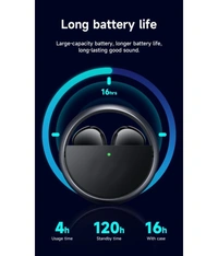 Air Flip Bluetooth True Wireless (TWS) In Ear 30 Hours Playback Fast charging,Low Latency IPX4 - Black