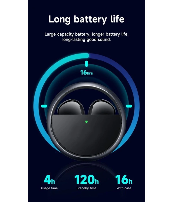  Air Flip Bluetooth True Wireless (TWS) In Ear 30 Hours Playback Fast charging,Low Latency IPX4 - Black