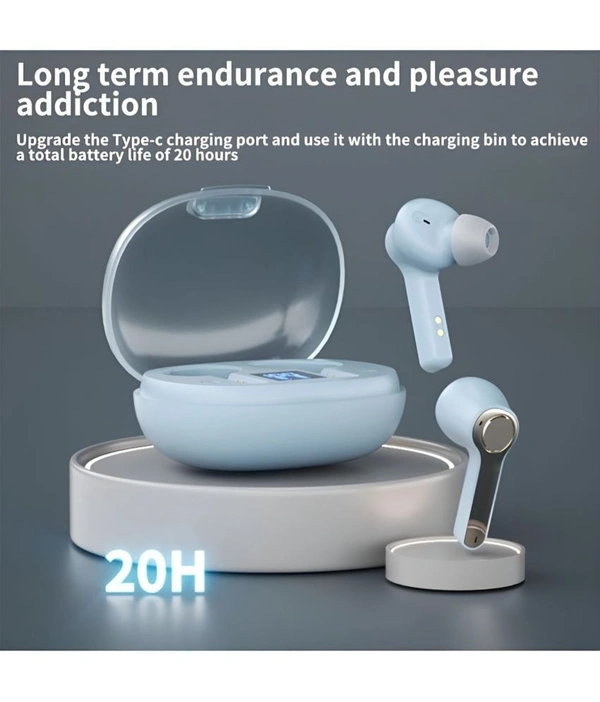 Dome Bluetooth True Wireless (TWS) In Ear 20 Hours Playback Powerfull bass,Fast charging IPX4 - Assorted