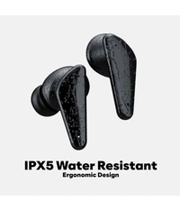 G007 Bluetooth True Wireless (TWS) In Ear 20 Hours Playback Low Latency IPX4(Splash & Sweat Proof) Black - Black