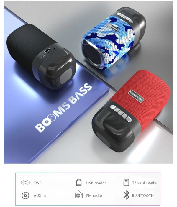  L22 BoomBass 10W 6Hr Bluetooth Speaker - Black