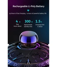 MiniBooost 5 W Bluetooth Speaker Bluetooth V 5.0 with Call function Playback Time 4 hrs  - Assorted