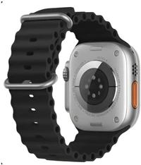  Ultra Watch with BT Calling, HD Display Black Smart Watch - Black