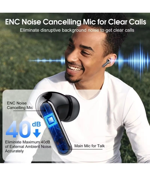 YO YO PODS Bluetooth True Wireless (TWS) In Ear 30 Hours Playback Low Latency,Powerfull bass IPX4 - Black