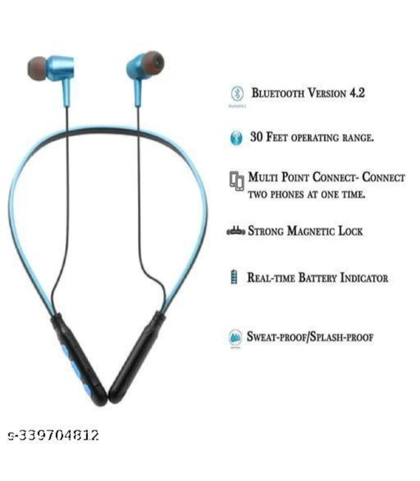 Bluetooth Neckband B11 Combo M19 TWS Earbud - Black