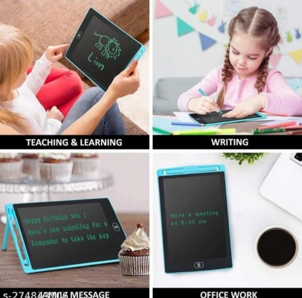 Kids Toys LCD Writing Tab 8.5 Inch E-Note Pad - Black