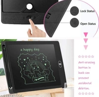 Kids Toys LCD Writing Tab 8.5 Inch E-Note Pad - Black