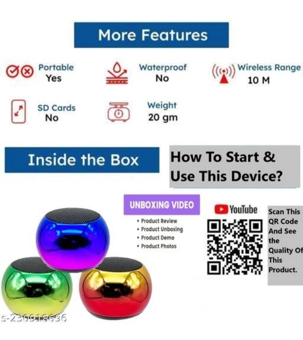 Bluetooth Speaker Mini Boost Wireless Portable Small Speaker With 5W - Purple Heart