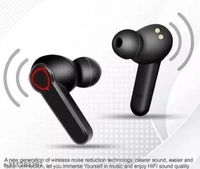 Combo Pack Of M19 TWS 5.1 Earphone Charging Box Wireless Earbuds - Black