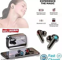 M19 Wireless Earbuds Bluetooth 5.1 TWS 2200 mAh - Black