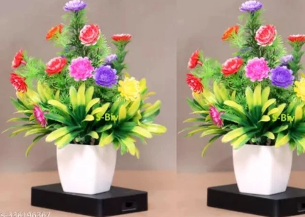 Pack of 4 Flower Pot Decor