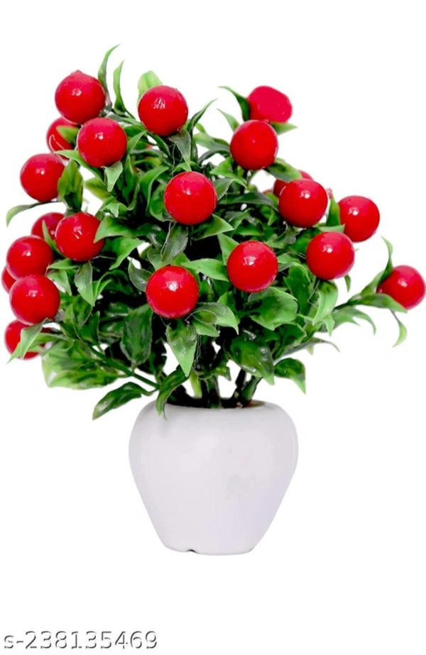 Artificial Cherry Plant (Pack Of 2)
