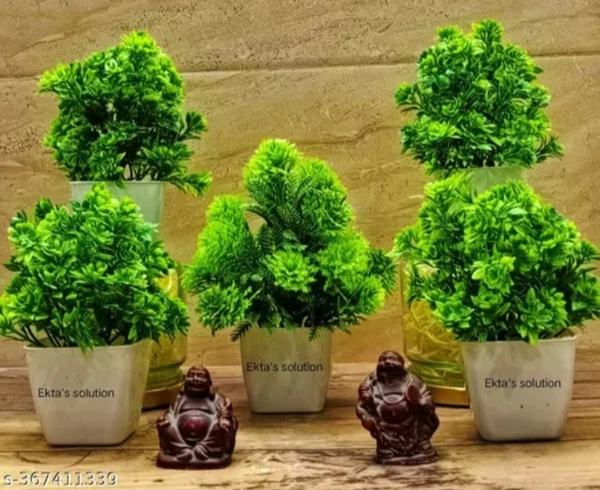 Artificial Plant With Pot (Pack Of 5)